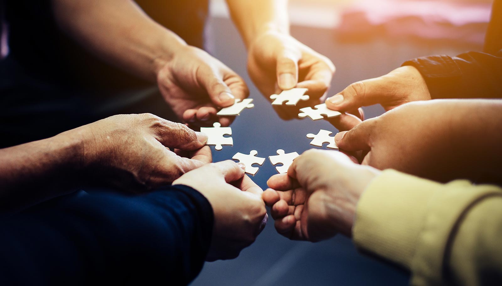 Business Jigsaw Pieces