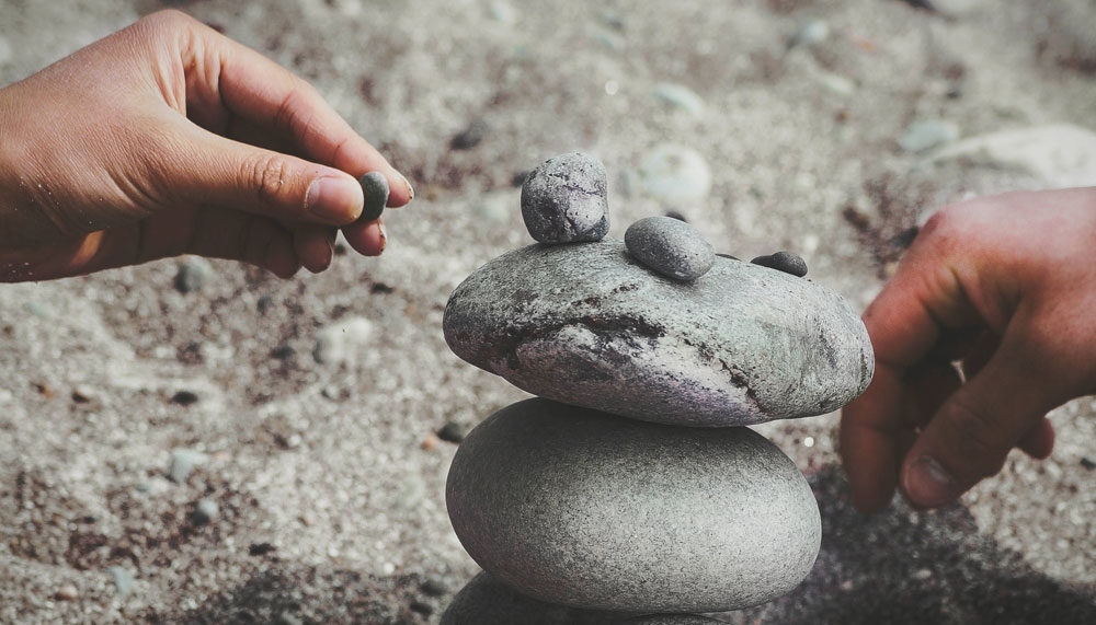 stone balancing