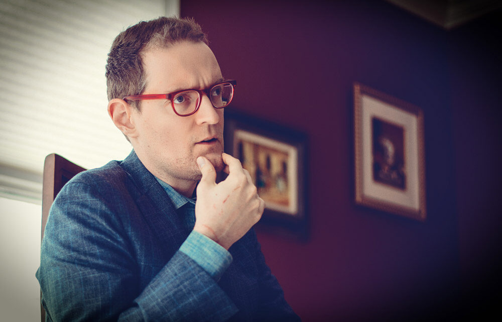 mature man considering his options careffully