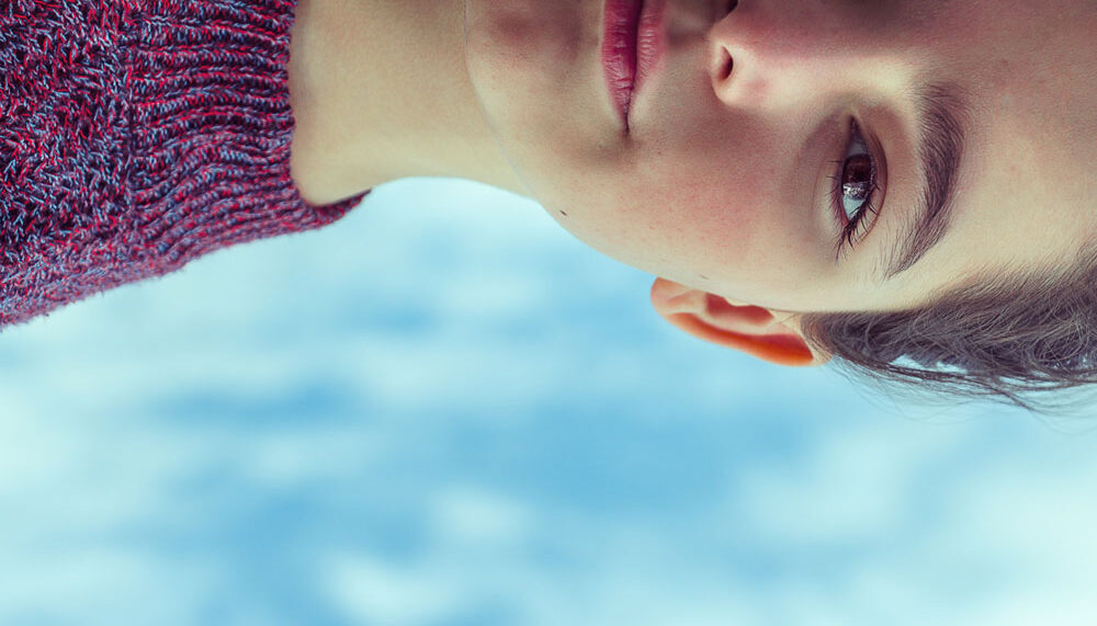 Woman meditating