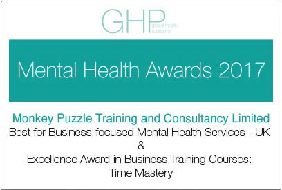 GHP award winners 2017 Monkey Puzzle Training