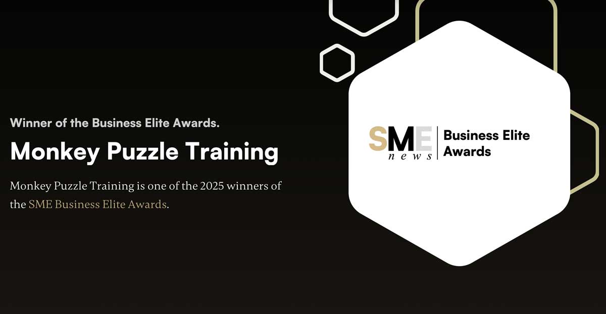 SME Elite Business Awards 2025 Monkey Puzzle Training